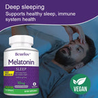 Experience Restful Nights with Melatonin 10 Mg Instant - 120 Capsules of Natural Sleep Aid for Faster, Deeper Sleep