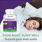 Experience Restful Nights with Melatonin 10 Mg Instant - 120 Capsules of Natural Sleep Aid for Faster, Deeper Sleep