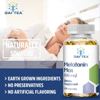 Unlock Restful Nights with Daitea Melatonin 60MG Capsules - Your Ultimate Sleep Support Solution for Insomnia Relief and Enhanced Sleep Quality