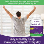 Experience Restful Nights with Melatonin 10 Mg Instant - 120 Capsules of Natural Sleep Aid for Faster, Deeper Sleep