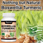 Boswellia Turmeric - Joint Health and Joint Function Support, for Integrated Mobility & Comfort - 120 Capsules