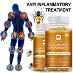 Glucosamine Chondroitin Bee Venom Extract Capsules for Relieve Joint & Knee Pain Relieve Discomfort of Bones and Joint