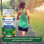 Unlock Your Potential with High Strength Rhodiola Rosea Capsules - Boost Mood, Energy, and Brain Function Naturally!
