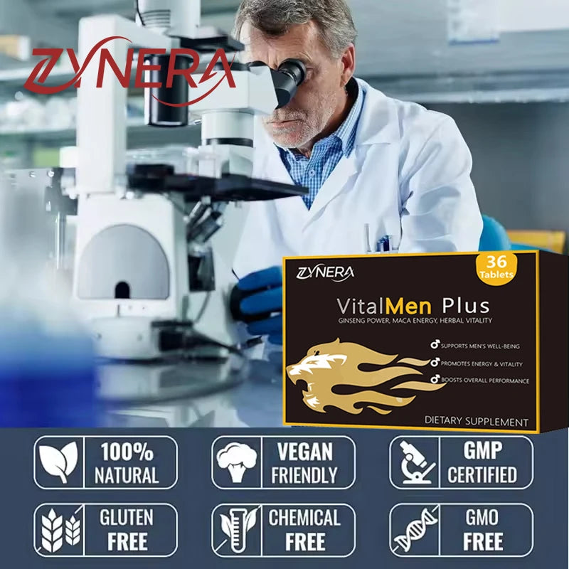 Natural Ashwagandha Man Power Tablets Male Enhancing Supplement Support Energy Strength Stamina Performance Ginseng Pills