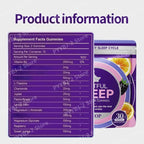 Experience Restful Nights with Our Natural Sleep Gummies - L-Theanine, Chamomile & Lemon Balm Extracts - 30 Count