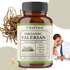Valerian Root Capsules - Natural Stress Relief, Enhanced Sleep Quality, and Promotes Relaxation - Vegan & Non-GMO