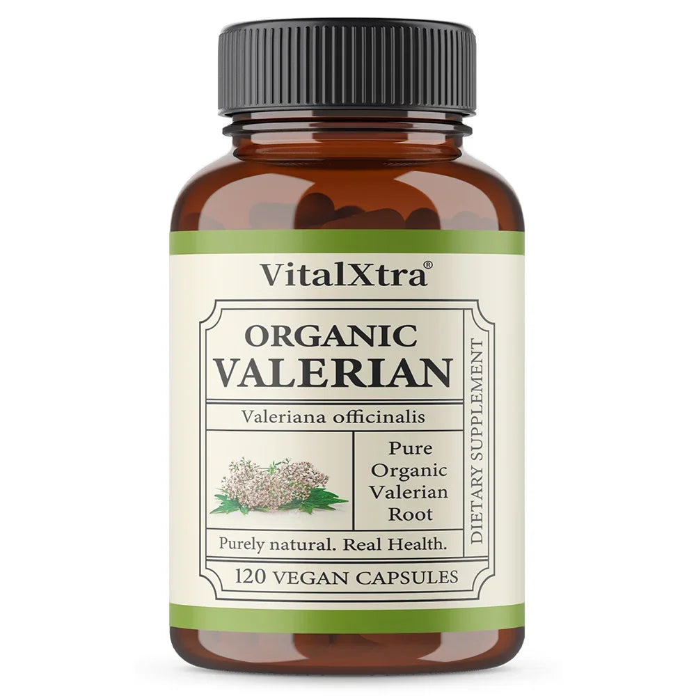 Valerian Root Capsules - Natural Stress Relief, Enhanced Sleep Quality, and Promotes Relaxation - Vegan & Non-GMO