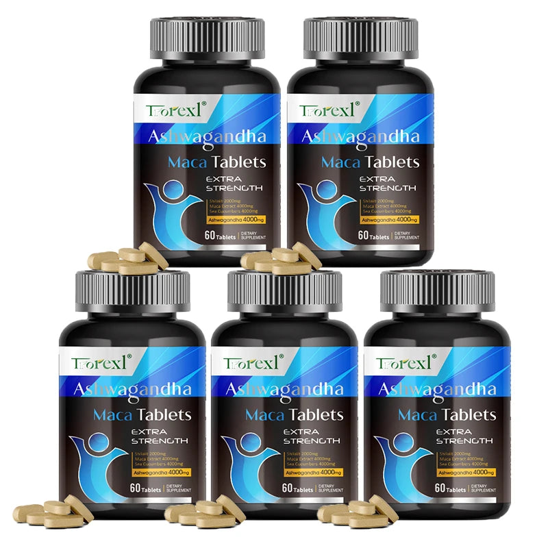 Ultimate Men'S Enlargement Complex | 60 Capsules | Ashwagandha | Natural Energy & Stamina Booster | Clinically-Backed Formula