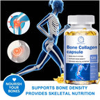 BBEEAAUU Collagen Bone Capsules for Joint Pain Bone Density Bone Growth Joint Collagen Calcium Absorption
