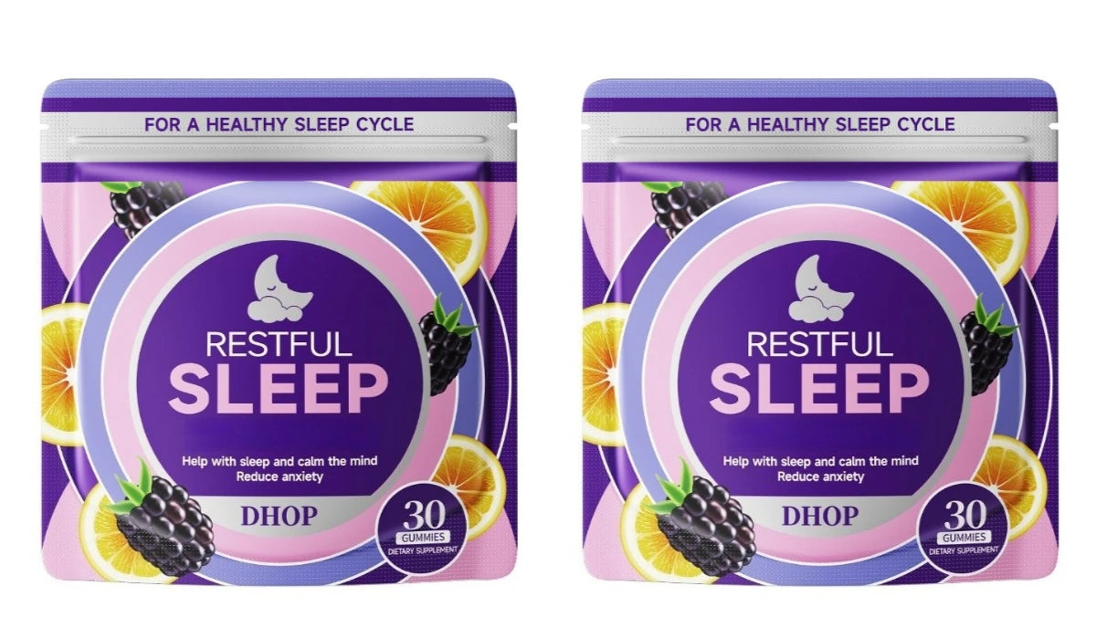 Experience Restful Nights with Our Natural Sleep Gummies - L-Theanine, Chamomile & Lemon Balm Extracts - 30 Count