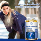 BBEEAAUU Collagen Bone Capsules for Joint Pain Bone Density Bone Growth Joint Collagen Calcium Absorption