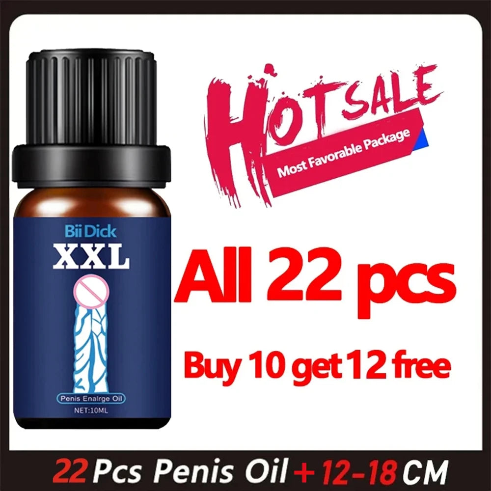Penis Permanent Thickening Growth Man Massage Enlargement Oils Cock Erection Enhance Big Dick Enlarge Liquid Men Adult Products