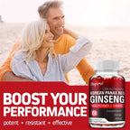 Korean Red Panax Ginseng - Energy, Endurance, Vitality, Performance, Immune Support