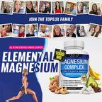 Magnesium Complex 1000MG Supplement - Magnesium Glycinate, Citrate & Malate - Sleep Support, Stress Relief, Muscles & Relaxation