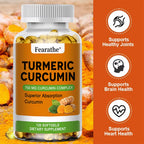 Organic Turmeric Capsules - Phytosome Supplement to Support Joint, Brain and Heart Health