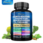 Corti-Soothe: The Ultimate Cortisol Support Supplement with Magnesium, Ashwagandha & L-Theanine for Stress Relief and Adrenal Health