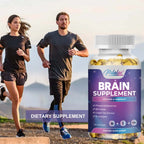 Brain Supplement - Boosts Brain Function, Helps Improve Memory, Concentration and Intelligence - 120 Capsules