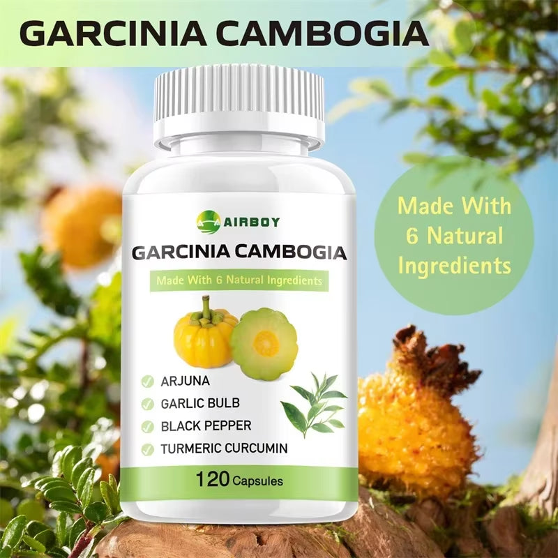 Garcinia Cambogia Capsules - Fat Burning, Weight Management, Appetite Suppression, Metabolism Boosting